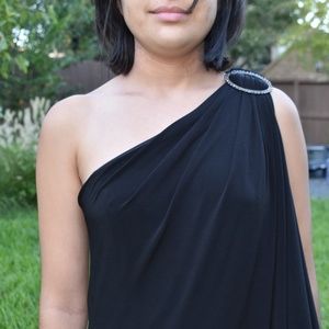 White House Black Market Black Cocktail Dress Size 6